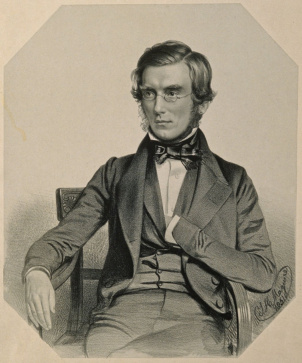 Portræt af Sir Joseph Dalton Hooker, 1851 af Thomas Herbert Maguire