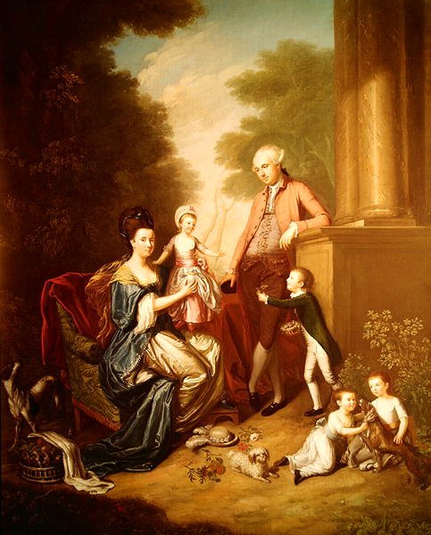 1st Earl Mount Cashell and Family (olie på lærred) af Thomas Hickey