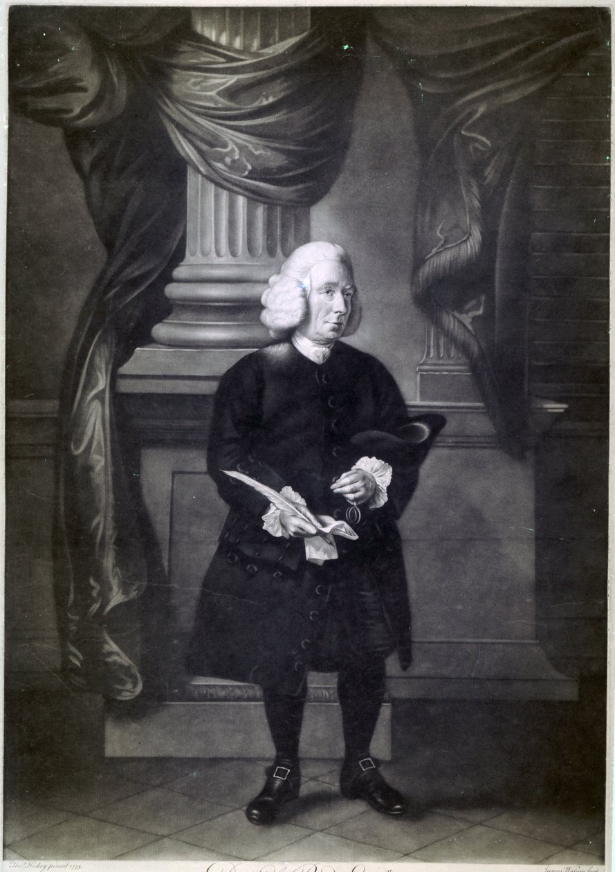 Daniel Race, indgraveret af James Watson, 1773 af Thomas Hickey