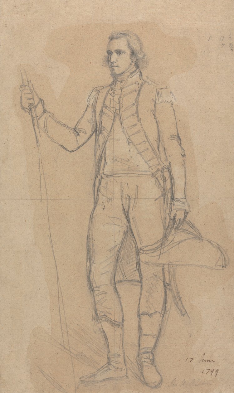 Studie af Sir Alexander Allan af Thomas Hickey