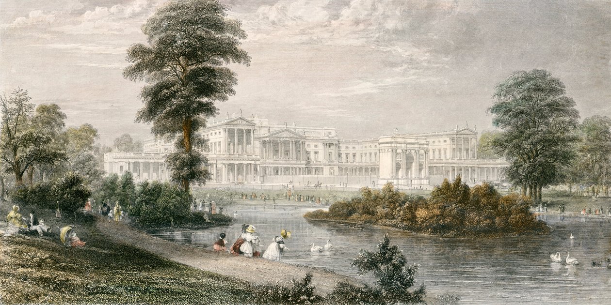Buckingham Palace, Westminster, London, 1835 af Thomas Higham