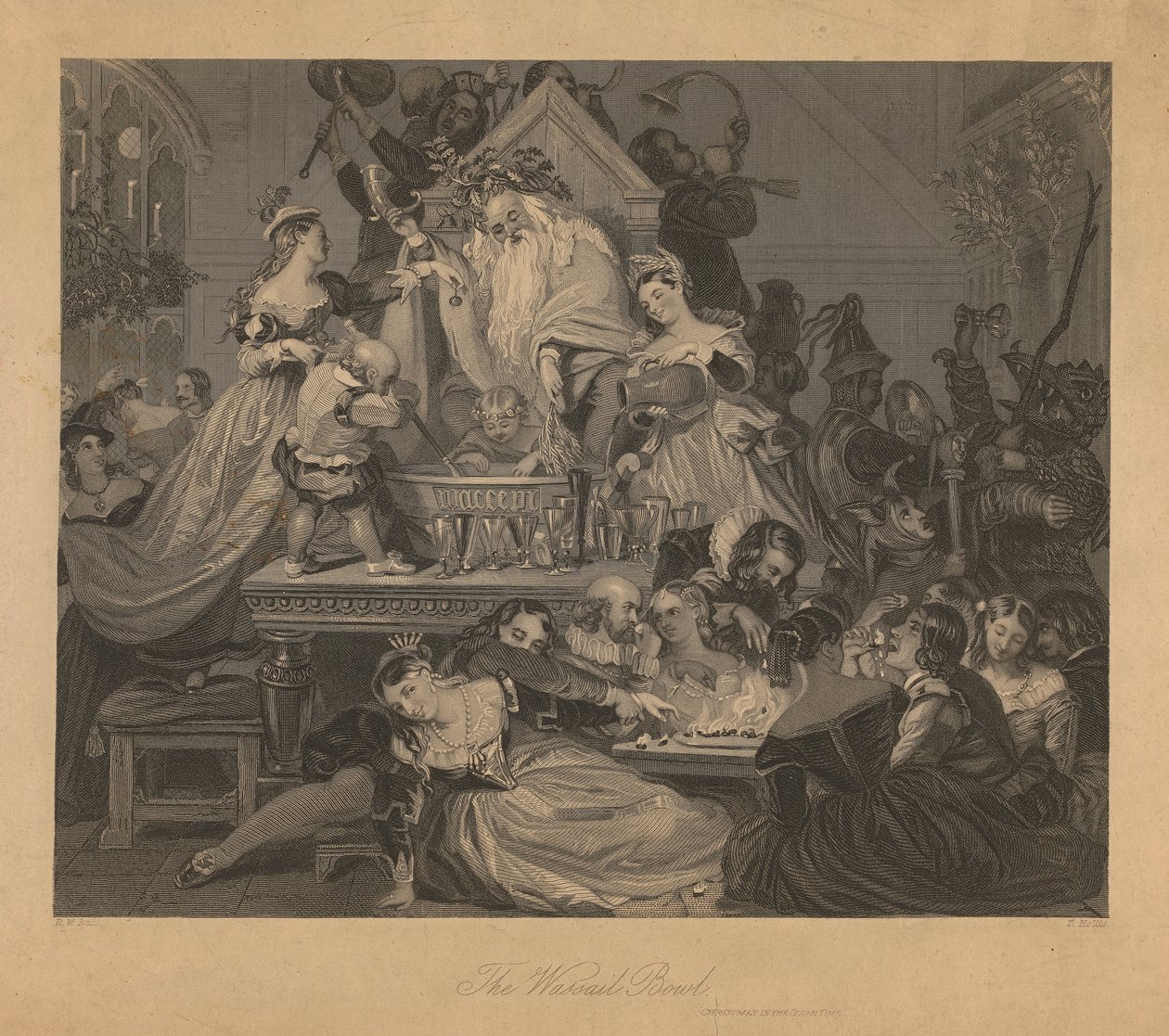 Wassail Bowl: Christmas in the Olden Time af Thomas Hollis