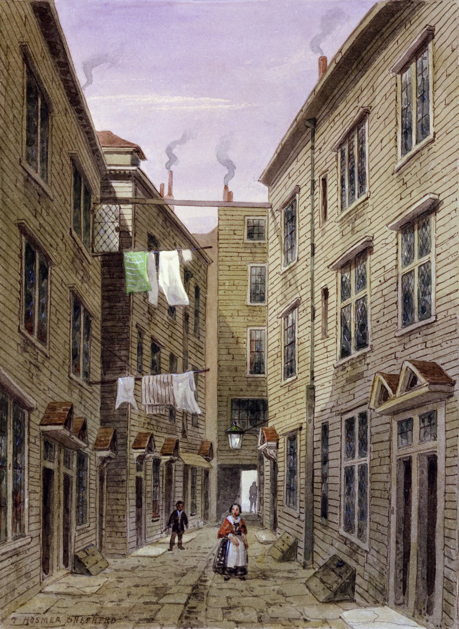Boars Head Place, tidligere Boars Head Inn af Thomas Hosmer Shepherd