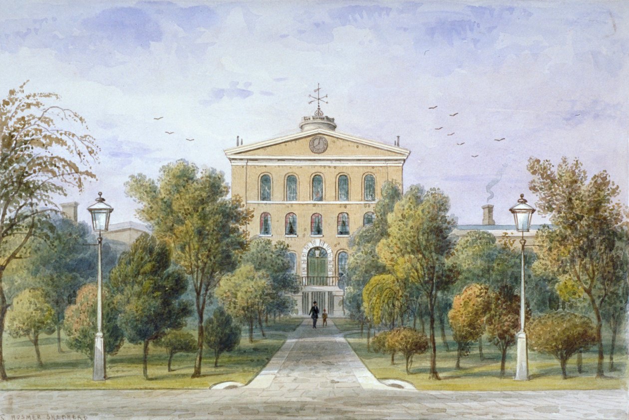 Bridewell fængsel i Tothill Fields, Westminster, London, c1850 af Thomas Hosmer Shepherd