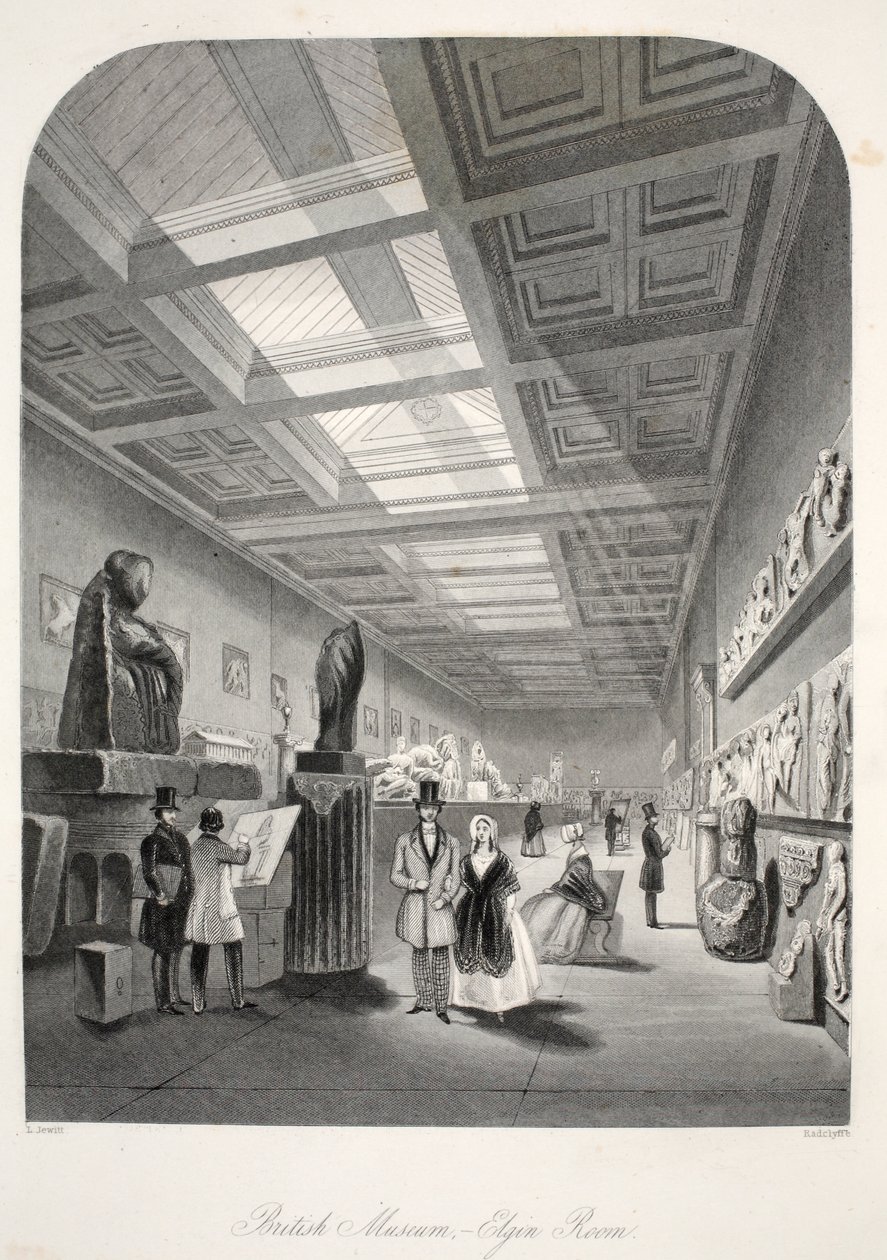 British Museum, Elgin Room, fra pubben 