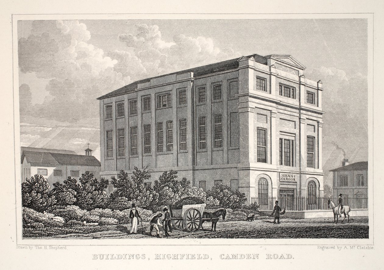 Bygninger, Highfield, Camden Road, fra puben "London and it