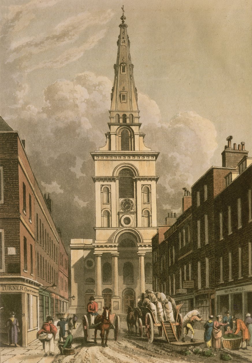 Christchurch, Spitalfields af Thomas Hosmer Shepherd