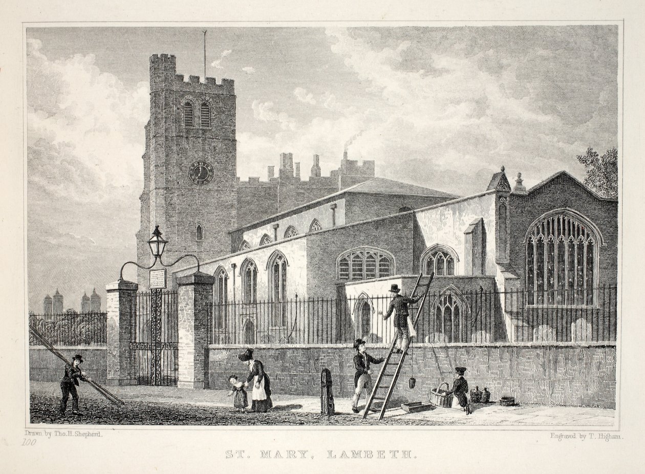 Church of St Mary, Lambeth, fra pubben 