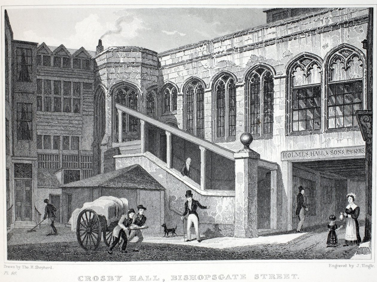 Crosby Hall, fra pubben 
