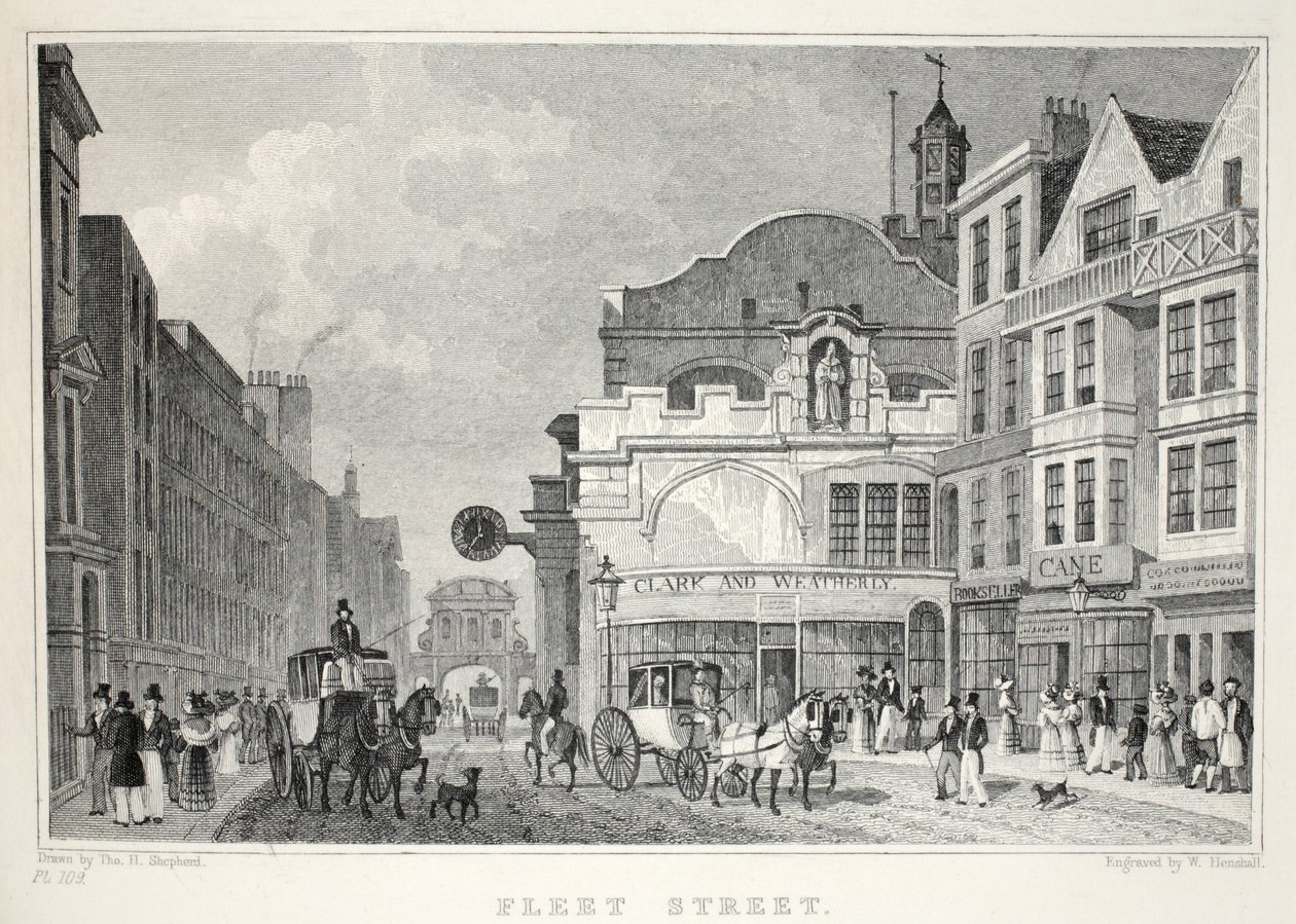 Fleet Street, fra pubben 