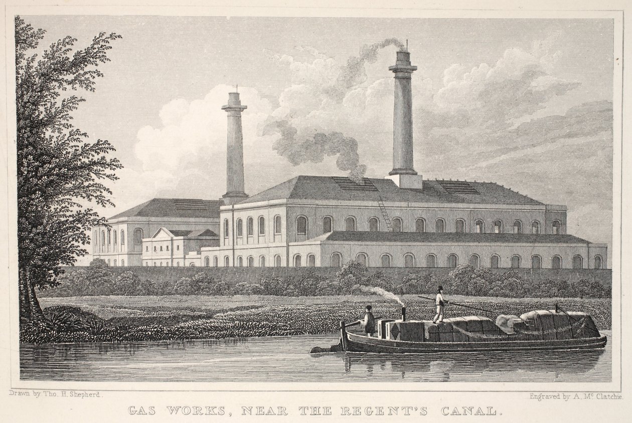 Gas Works, nær Regents Canal, fra pubben 