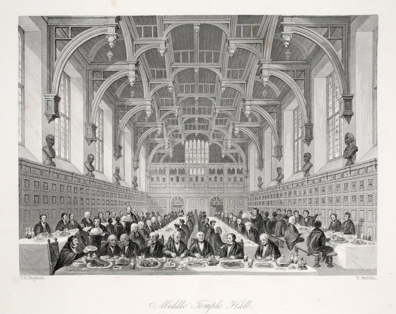 Middle Temple Hall, fra pubben 