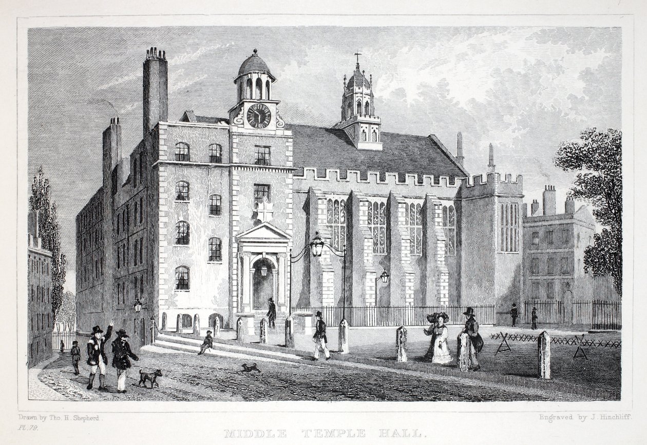 Middle Temple, fra pubben 