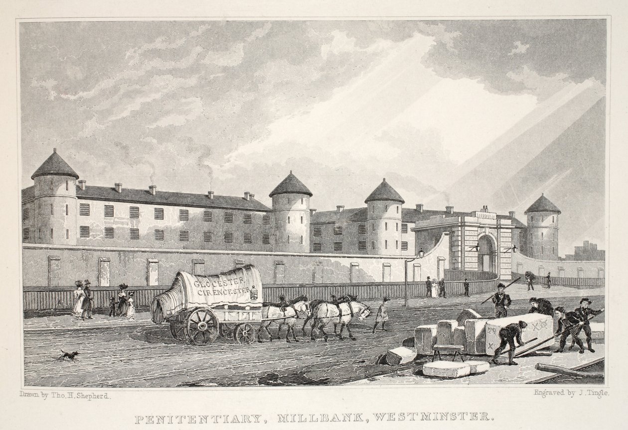 Penitentiary, Millbank, Westminster, fra "London and it