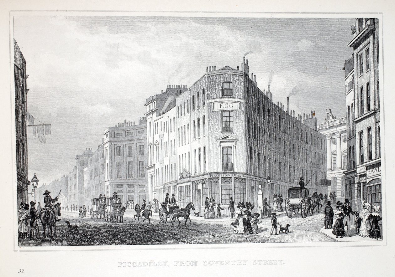 Piccadilly, fra Coventry Street, fra pubben 