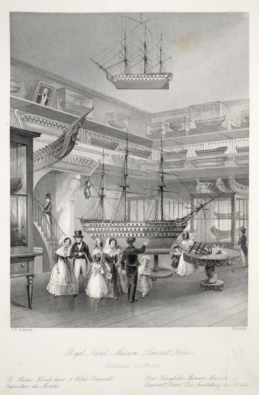 Royal Naval Museum, Somerset House, fra pubben 