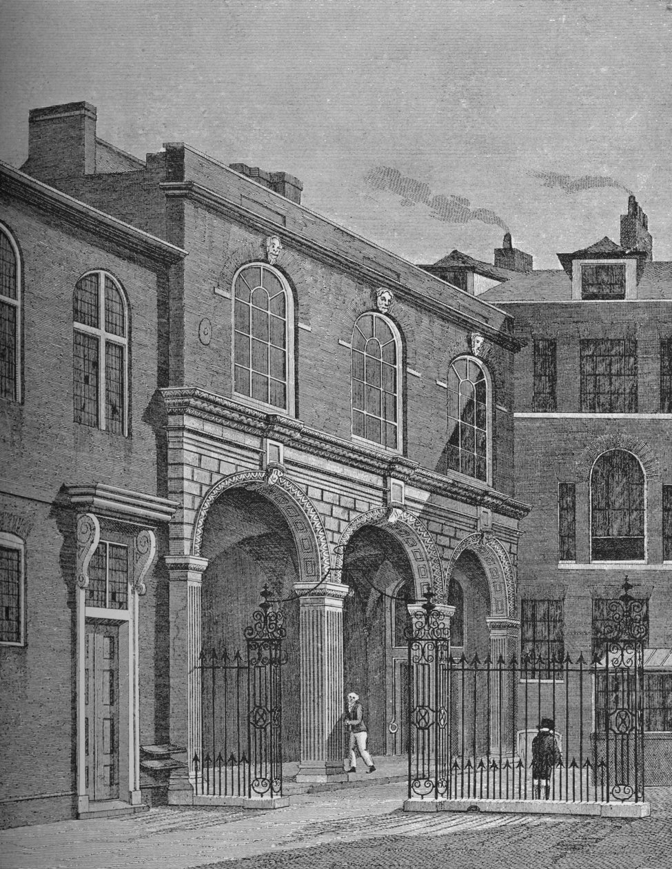 Salters Hall, City of London, 1822 1911 af Thomas Hosmer Shepherd