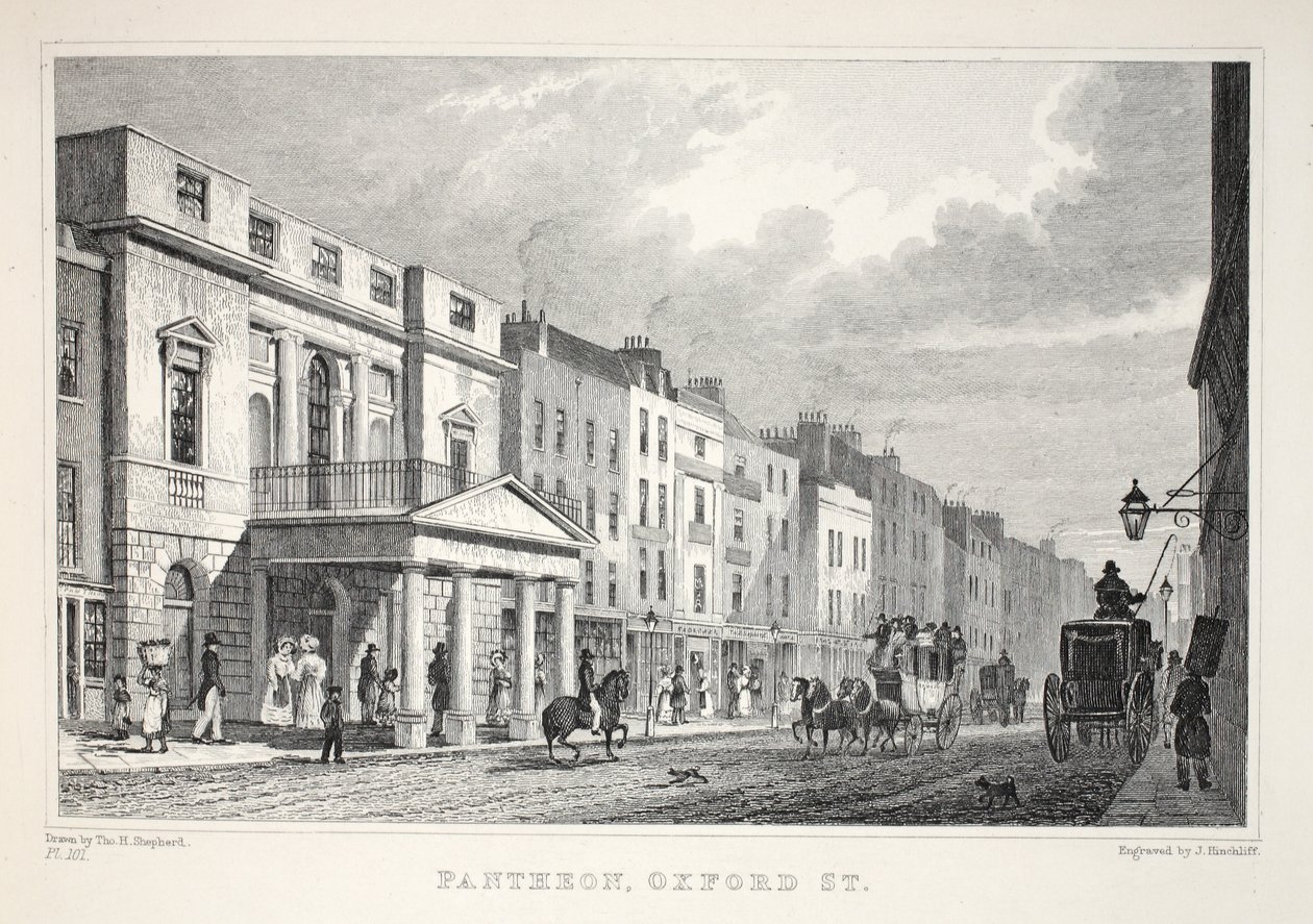 Pantheon, Oxford Street, fra puben "London and it