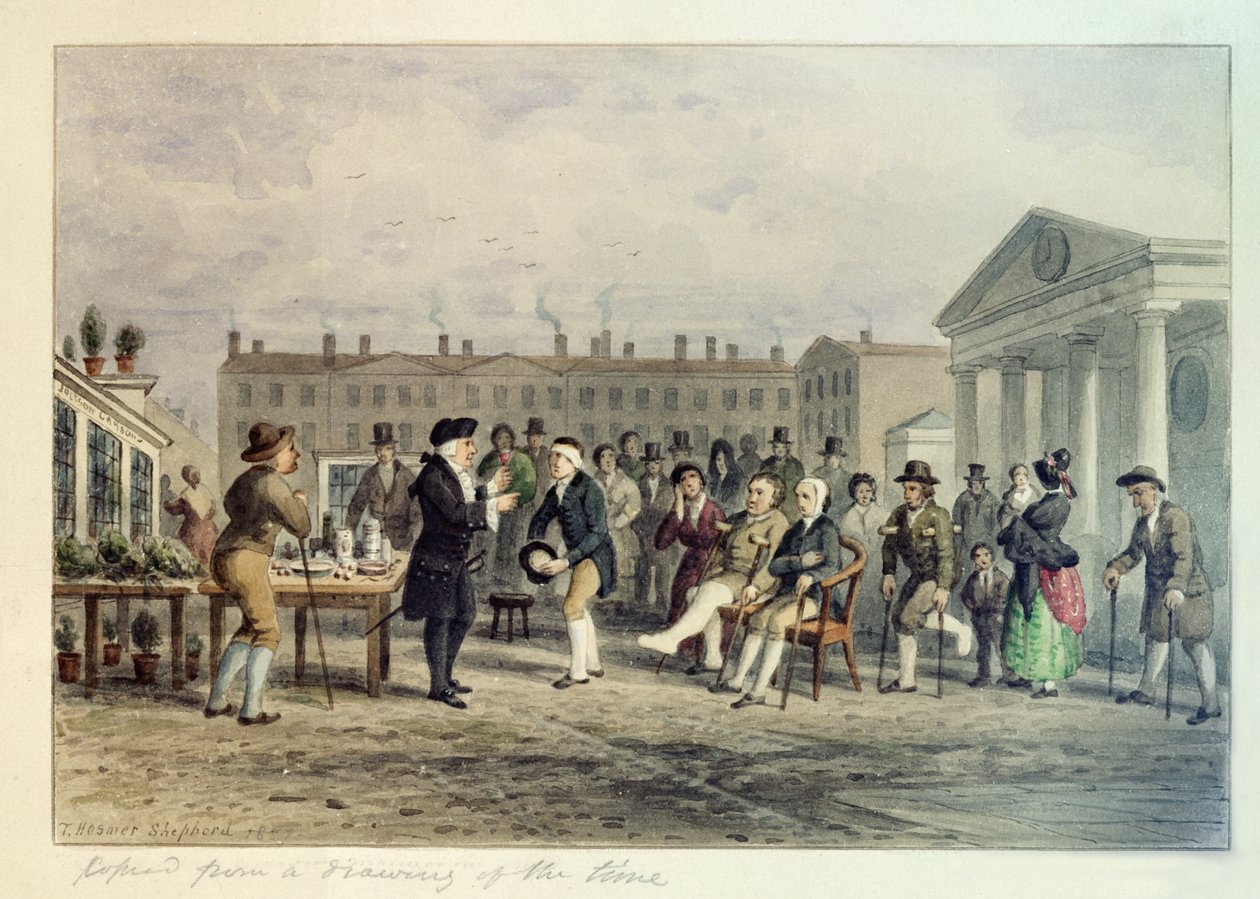Kvaksalveren, 1857 af Thomas Hosmer Shepherd