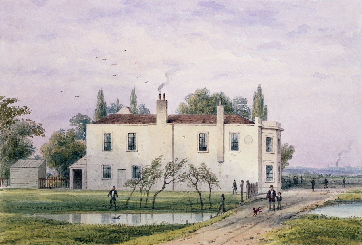 Udsigt over Københavns Hus, 1853 af Thomas Hosmer Shepherd