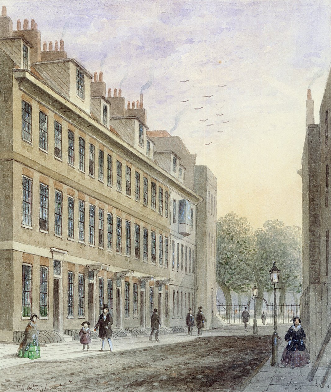 Udsigt over Fludyer Street, mod St. James