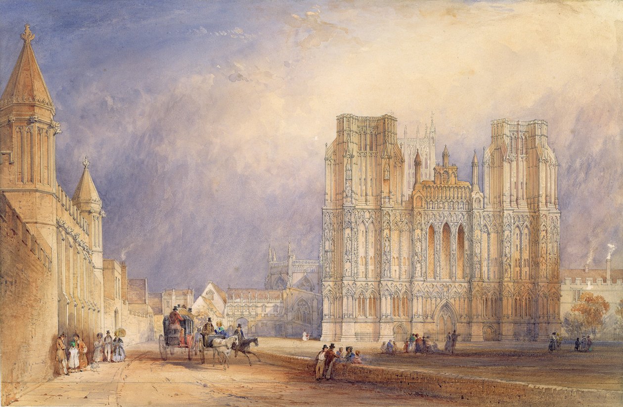 Wells katedral af Thomas Hosmer Shepherd