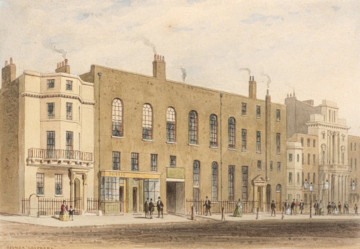 Willis Rooms, King Street, London (akvarel) af Thomas Hosmer Shepherd