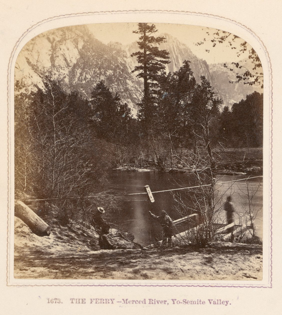 Færgen - Merced-floden, Yo-Semite Valley af Thomas Houseworth