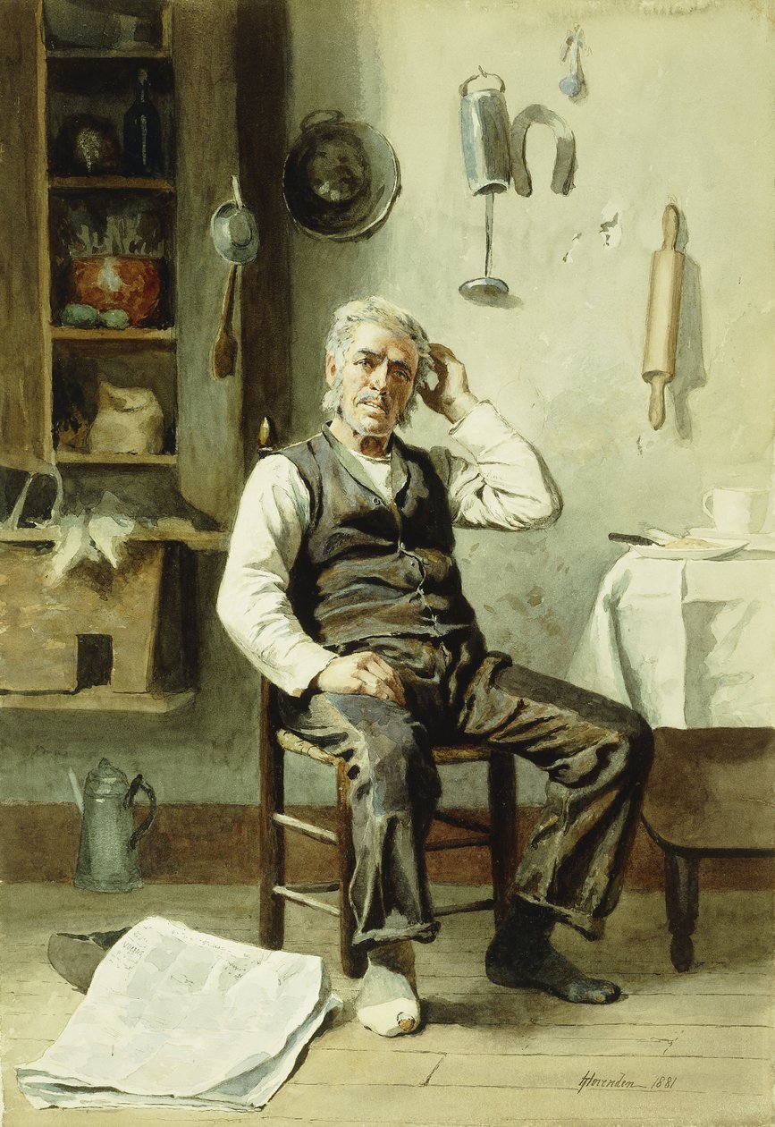Forundret, 1881 af Thomas Hovenden