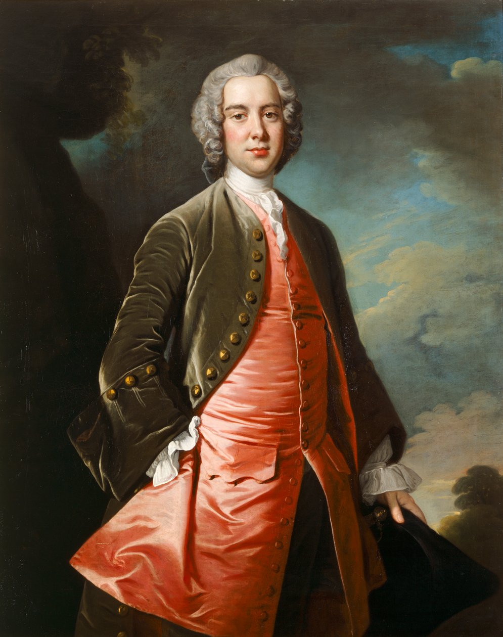 Abraham Acworth Esq. ca. 1745 (olie på lærred) af Thomas Hudson