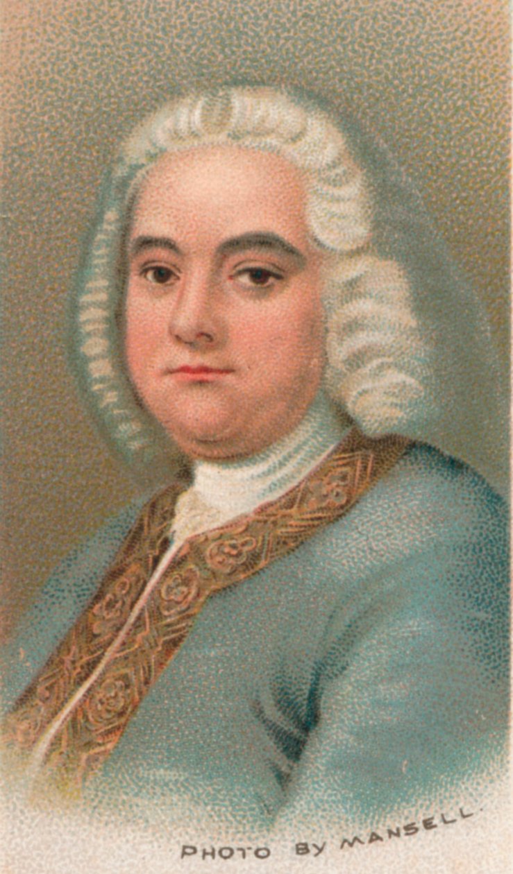 George Frideric Handel 1685-1759, tyskfødt britisk komponist, 1911 af Thomas Hudson