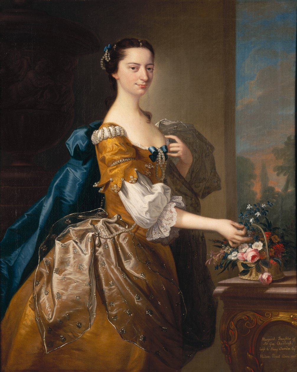 Margaret, datter af Sir George Chudleigh, gift med Henry Oxendon af Thomas Hudson