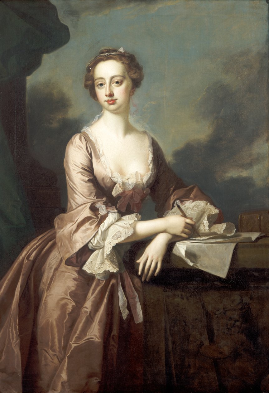Mary Finch (olie på lærred) af Thomas Hudson