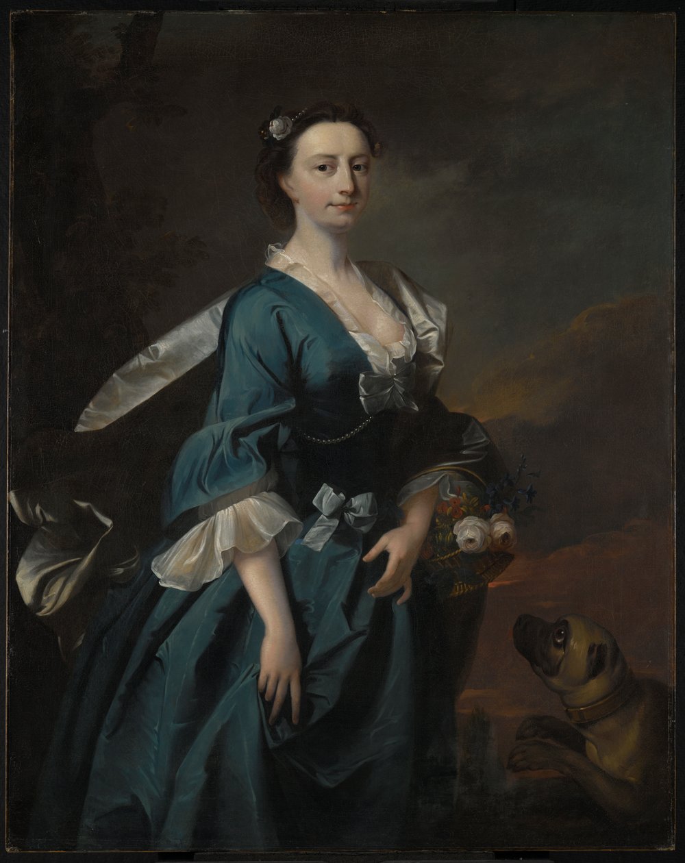 Mrs. John Wendt, ca. 1745 (olie på lærred) af Thomas Hudson