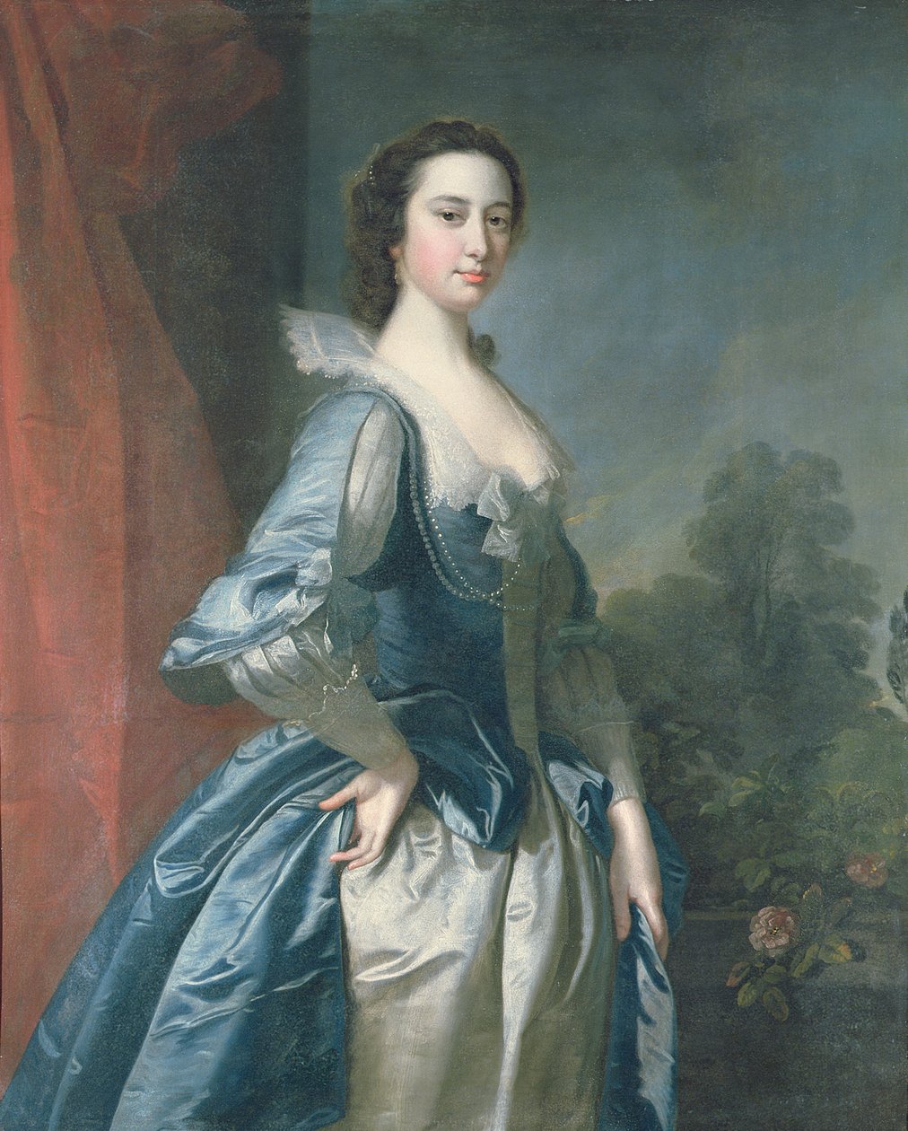 Portræt af en Dame af Thomas Hudson