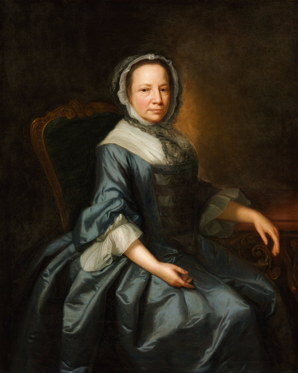 Portræt af en dame af Thomas Hudson