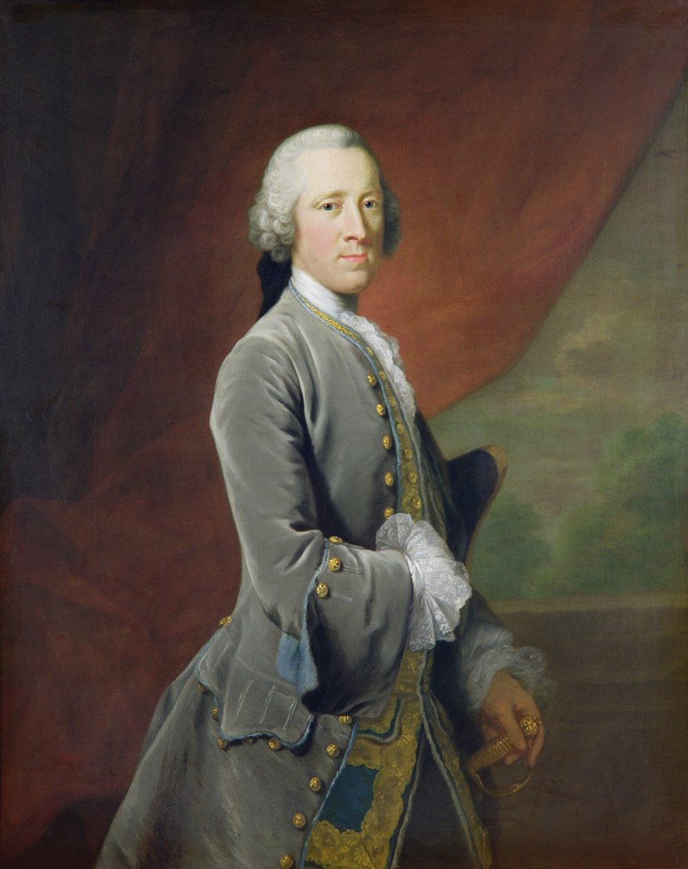 William Cavendish, 4. hertug af Devonshire (olie på lærred) af Thomas Hudson