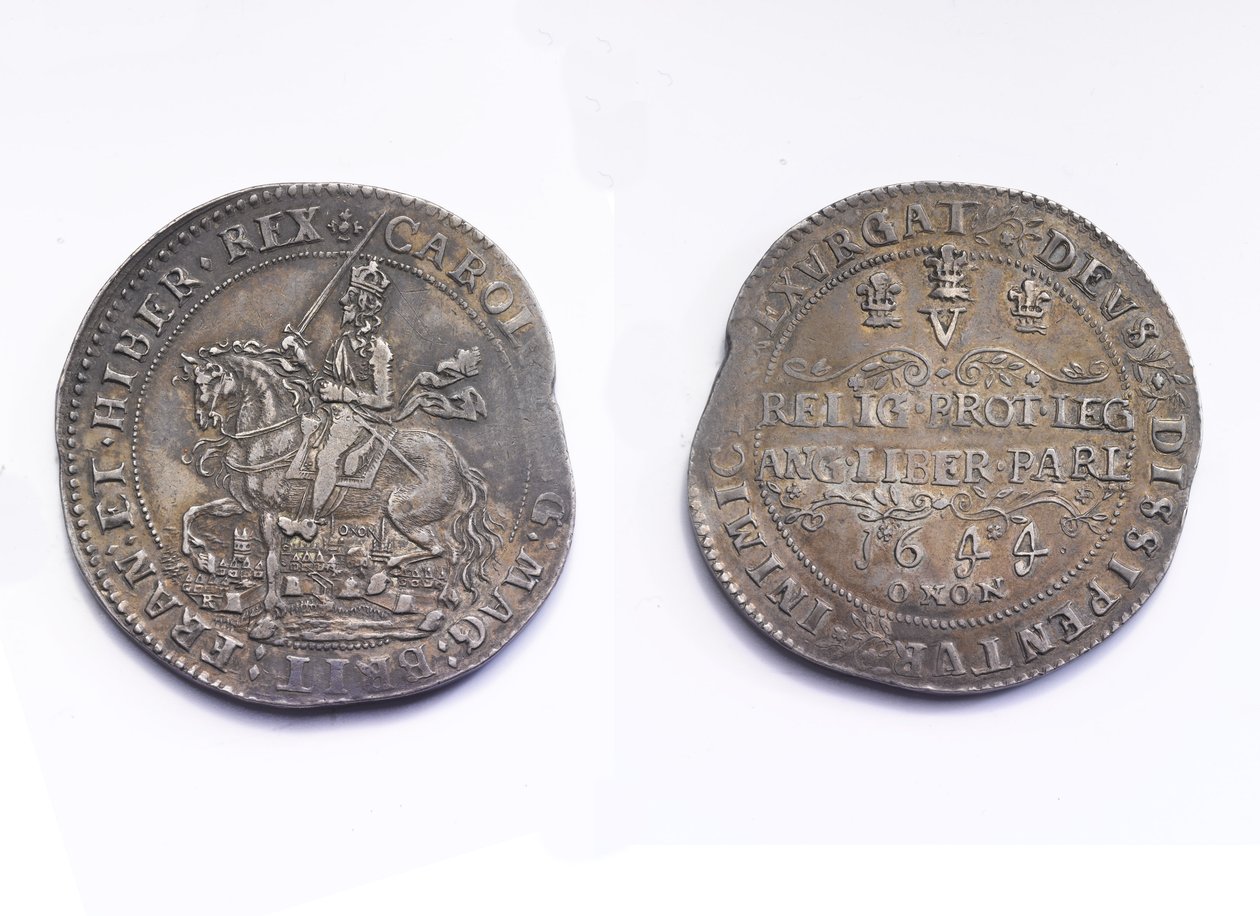 Oxford-krone, 1644 (metal) af Thomas J. Rawlins