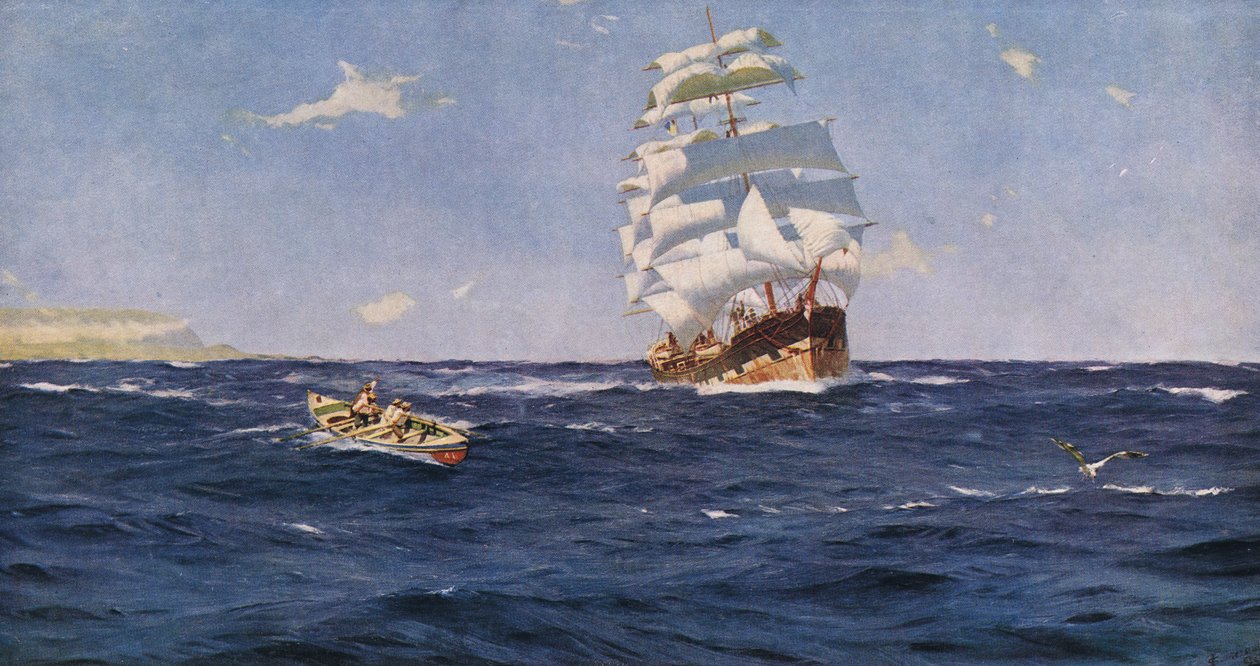 Uden for Valparaiso af Thomas J. Somerscales