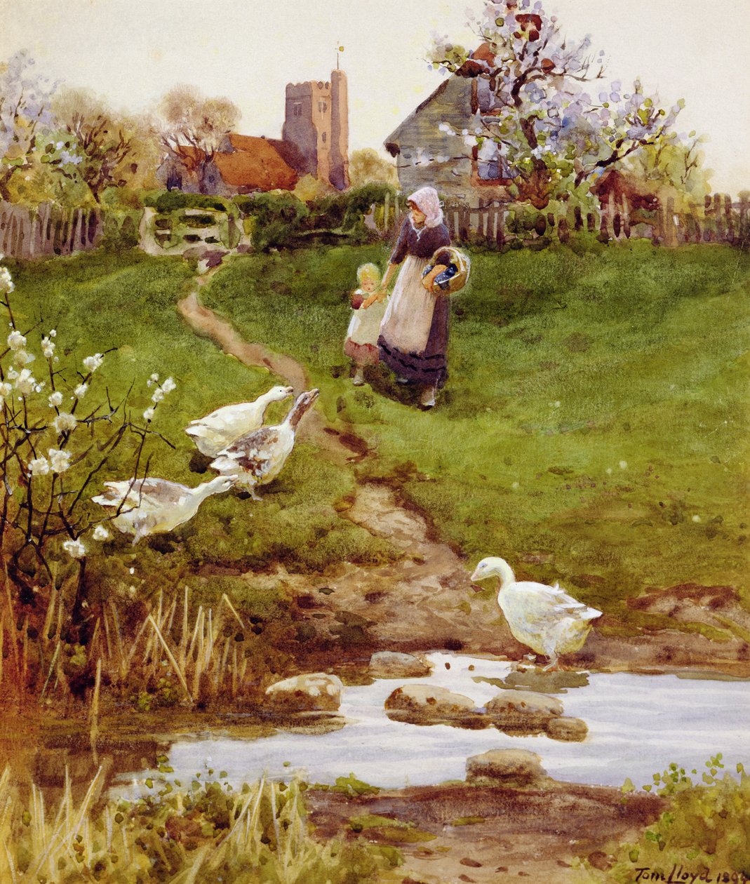 Hjemvendt, 1894 af Thomas James Lloyd