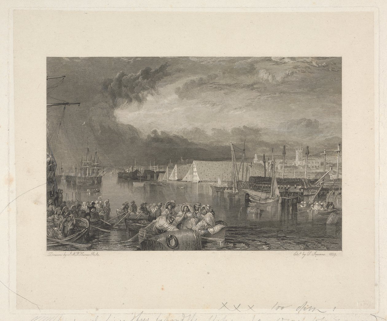 Devonport og Dockyard, Devonshire af Thomas Jeavons