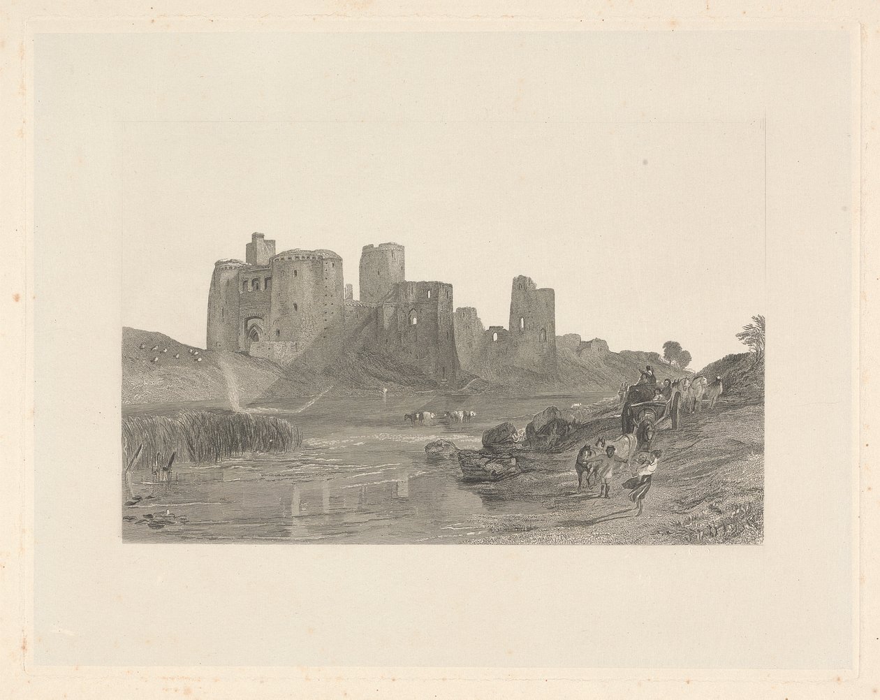 Kidwelly Castle, Sydwales af Thomas Jeavons