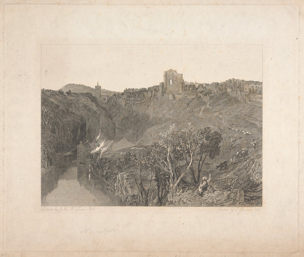 Knaresborough, Yorkshire af Thomas Jeavons