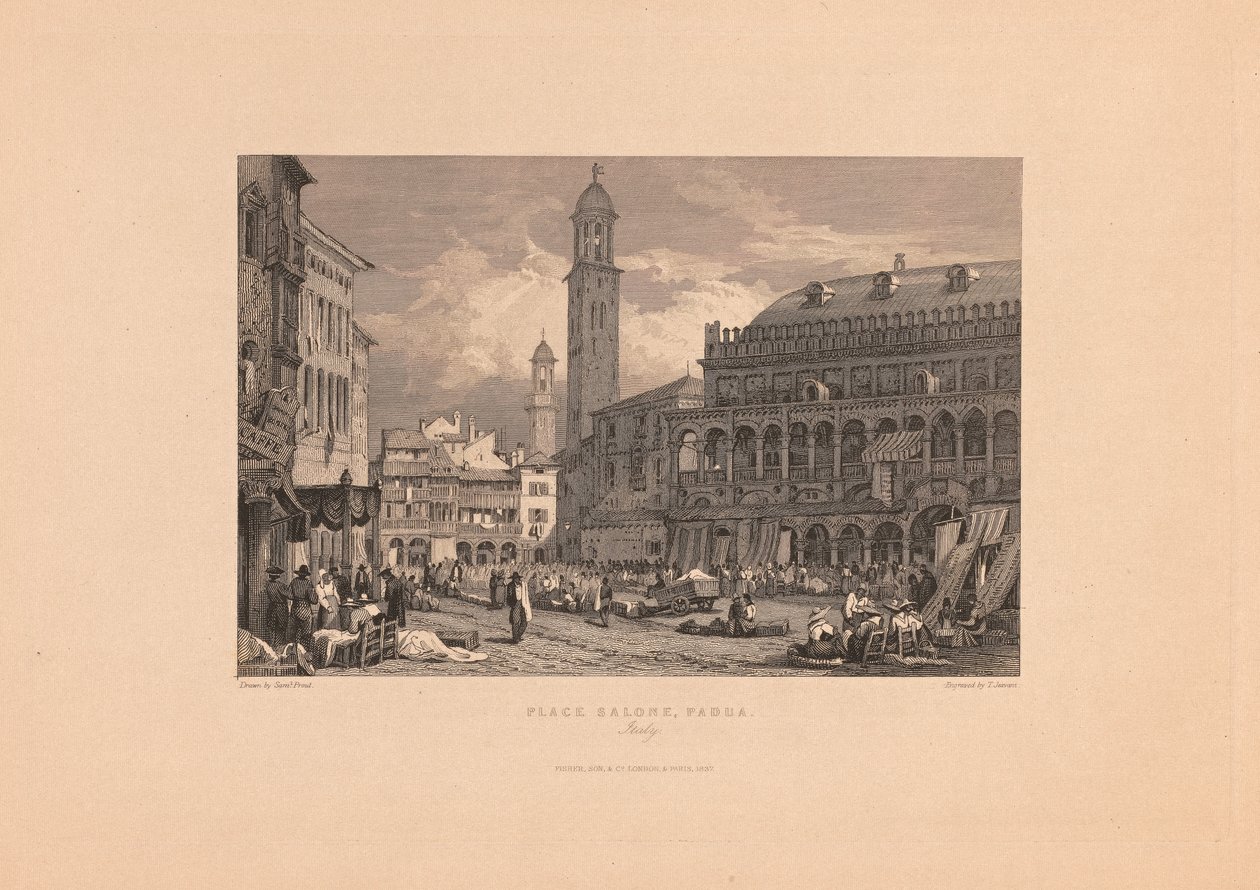 Place Salone, Padua Italien af Thomas Jeavons
