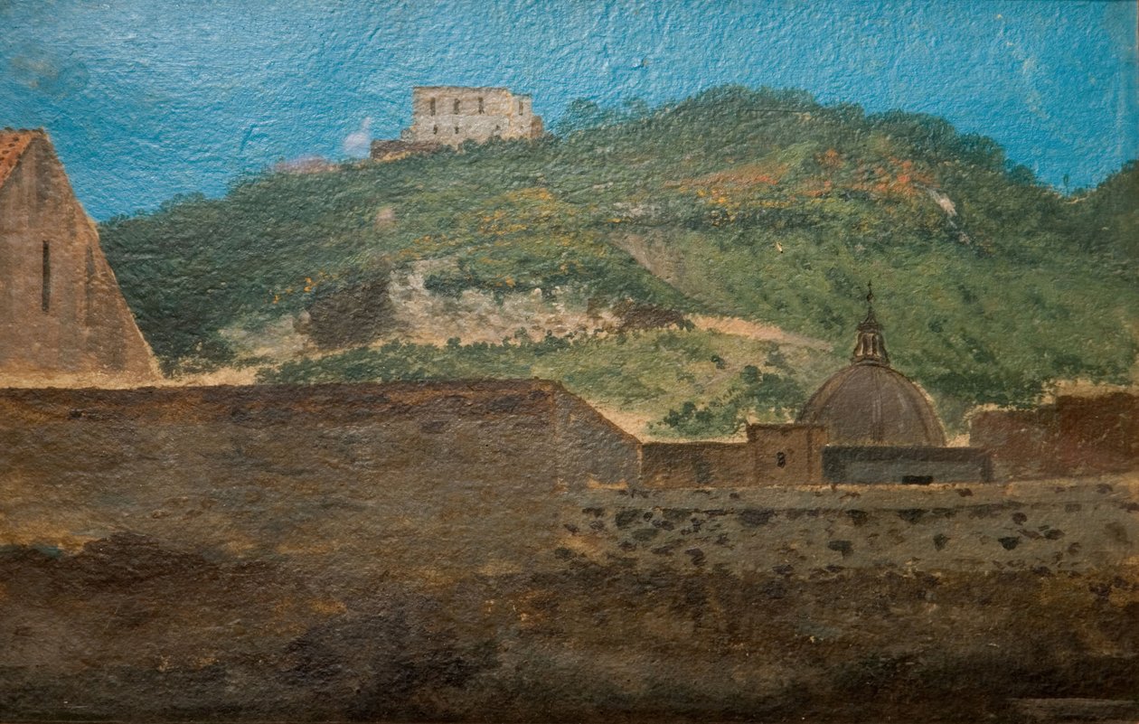 En bakketop nær Napoli, 1782. af Thomas Jones