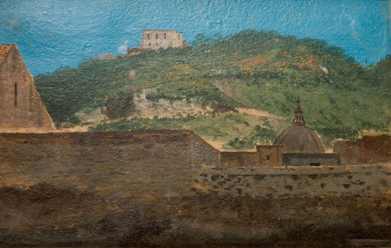 En bakketop nær Napoli, 1782 af Thomas Jones