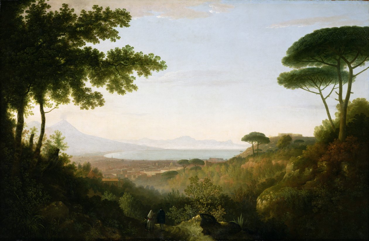 Napolibugten, ca. 1778 (olie på lærred) af Thomas Jones