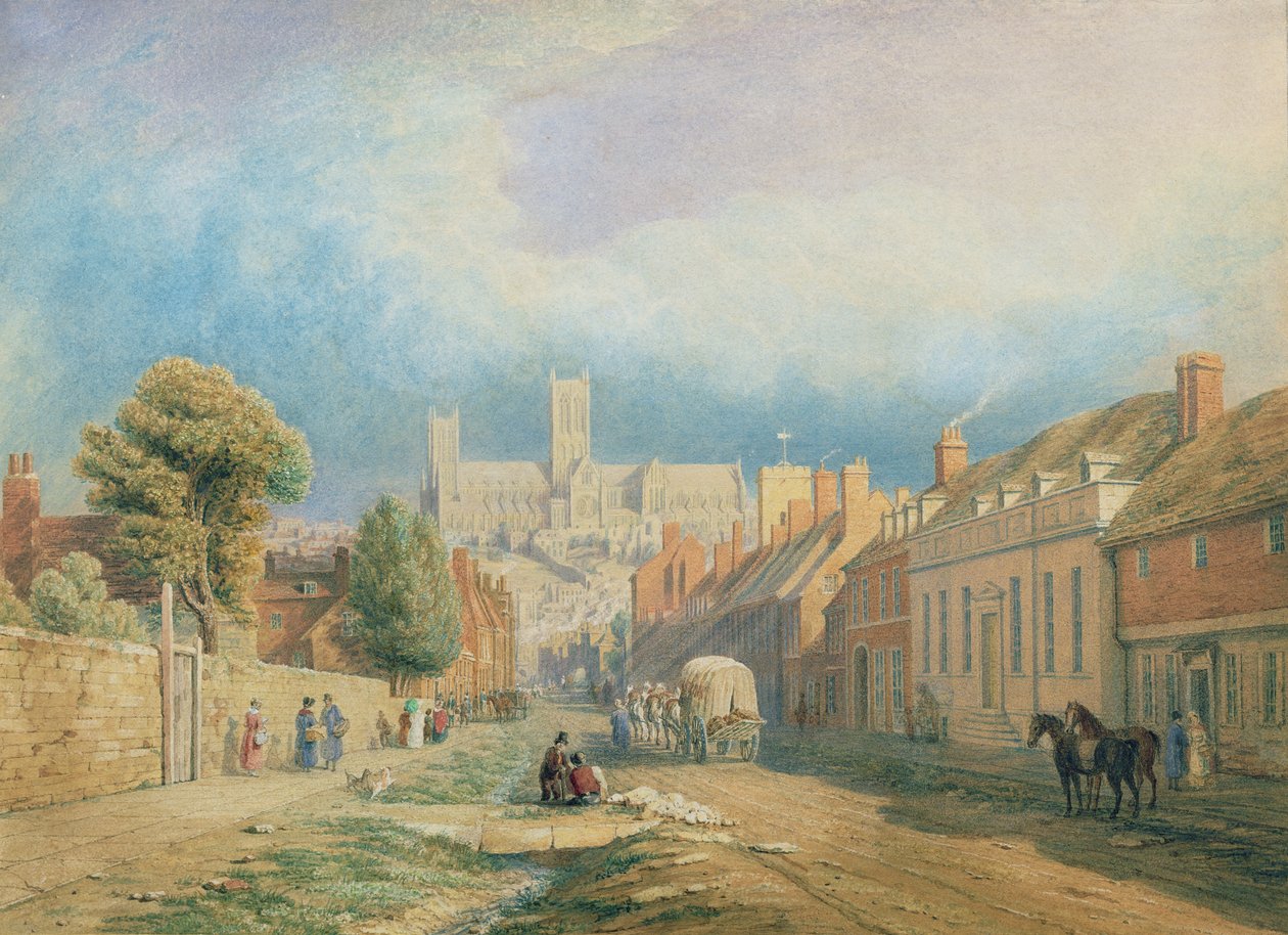 The High Street, Lincoln af Thomas Kearnan