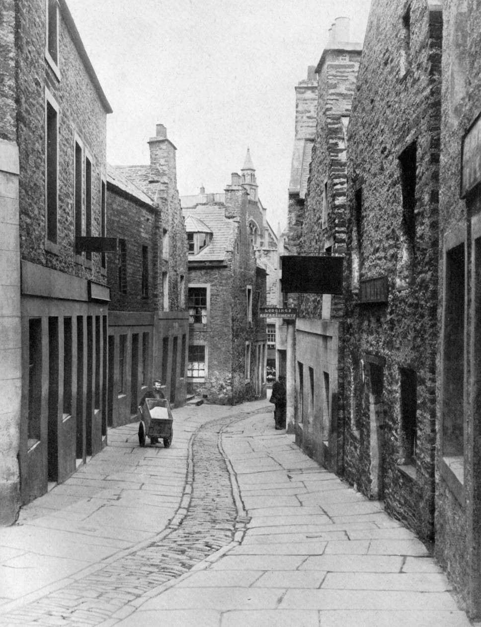 En gade i Stromness, Orkney, Skotland, 1924-1926 af Thomas Kent