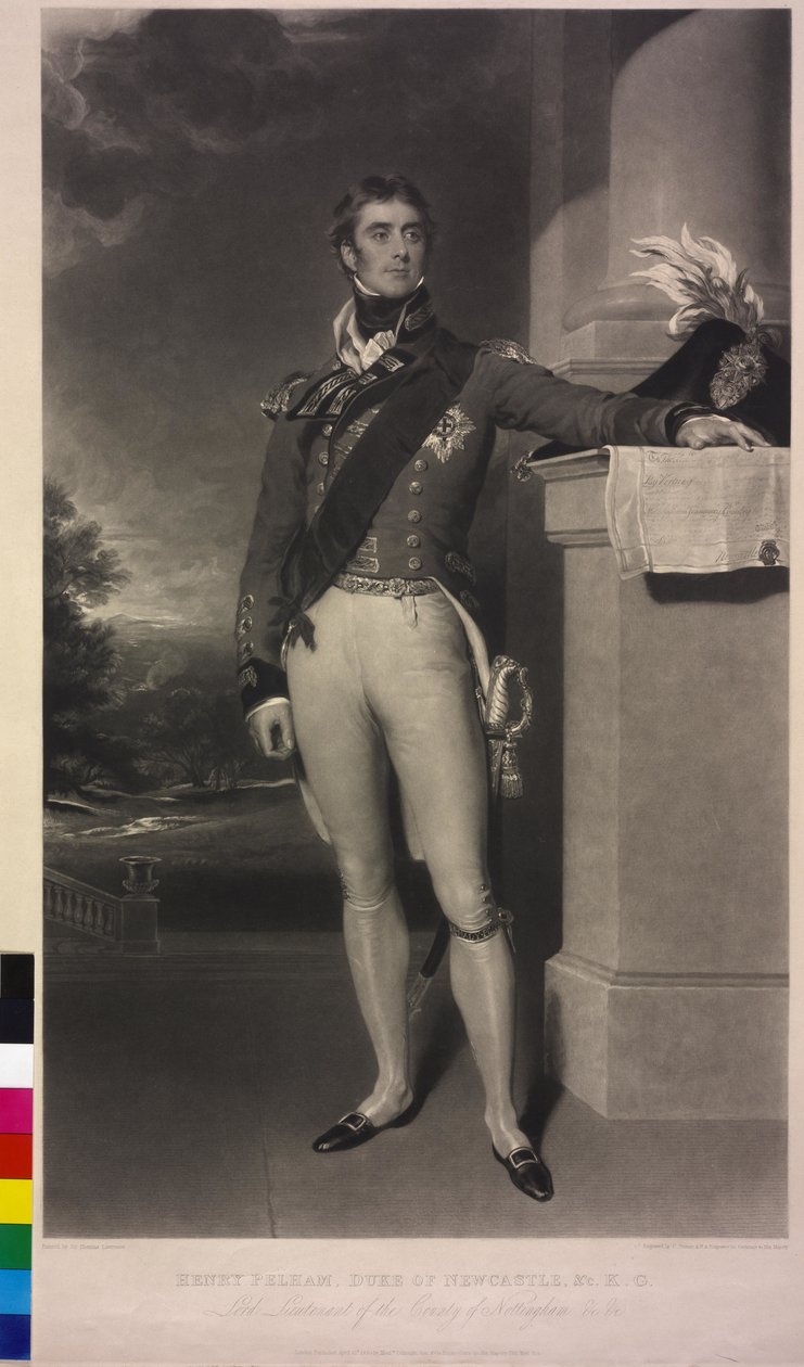 4. hertug af Newcastle-under-Lyne Pelham-Clinton af Thomas Lawrence